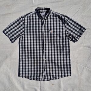 Carhartt Flannel Button-Down - Men's Medium Relaxed Fit